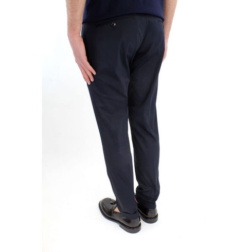 Pantalone Uomo Brad a modo mio con risvolto Blu MICHAEL COAL- Francavilla Moda